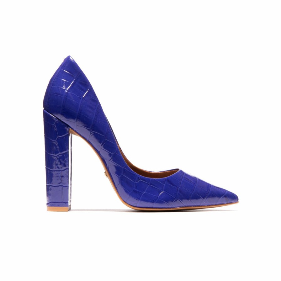 Women L'Intervalle | L'Intervalle Antonella Violet Patent Croco