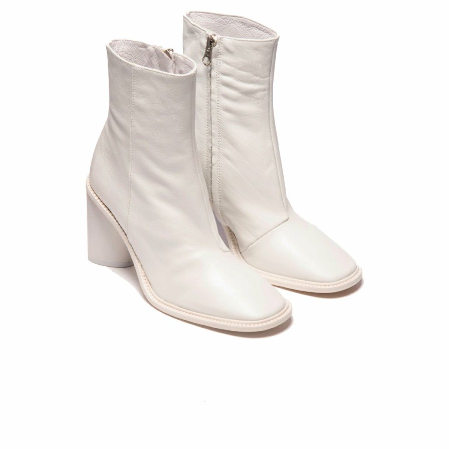 Women L'Intervalle | L'Intervalle Bairro Women White Leather