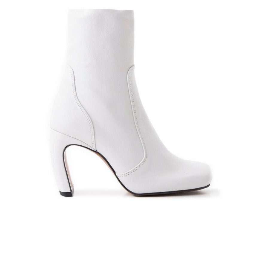 Women L'Intervalle | L'Intervalle Women Baden White Leather