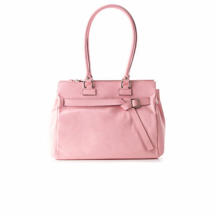 Bags L'Intervalle | L'Intervalle Avenue Pink Leather Women Pink Leather/Cuir Rose