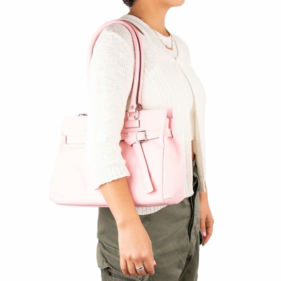 Bags L'Intervalle | L'Intervalle Avenue Pink Leather Women Pink Leather/Cuir Rose