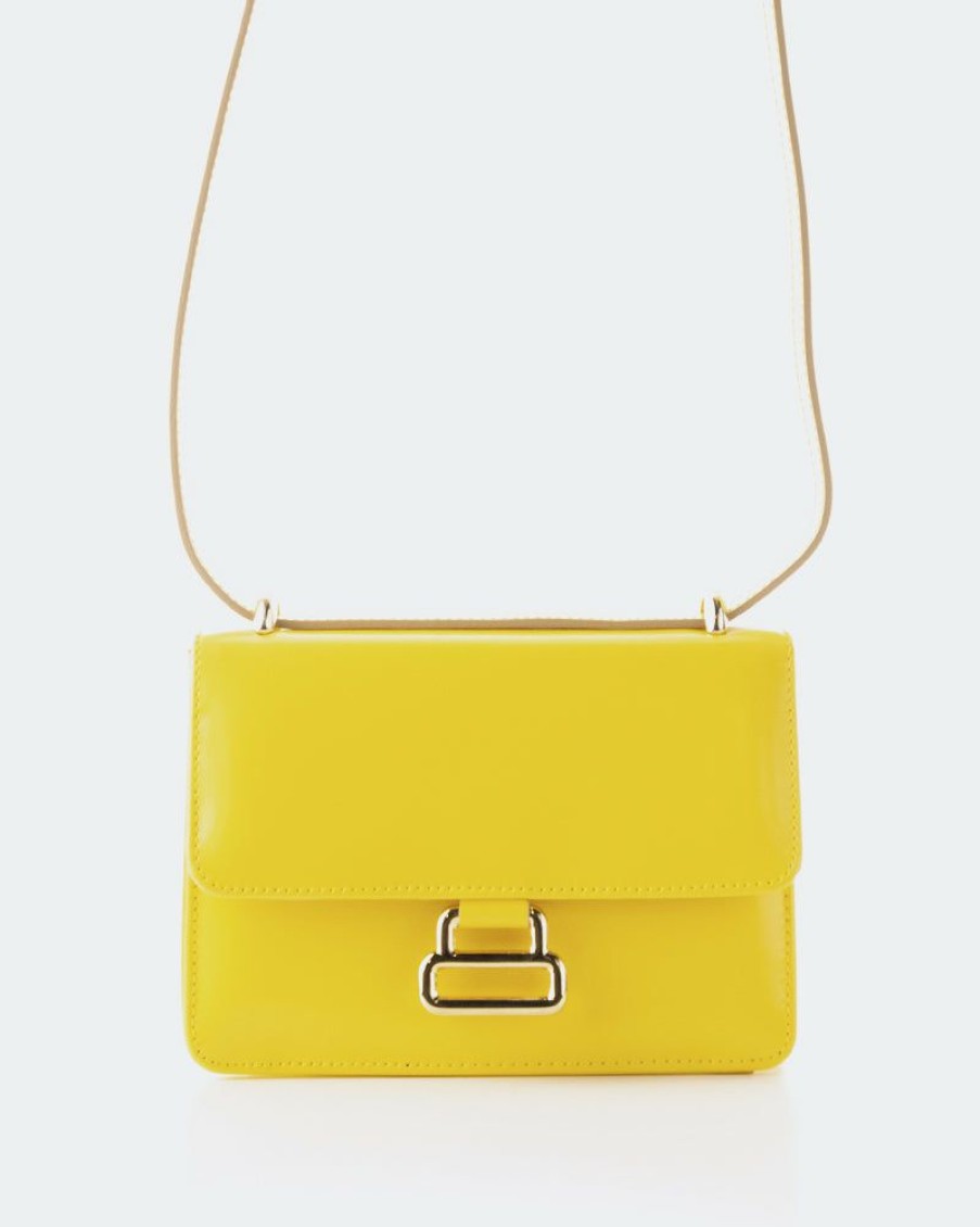 Bags L'Intervalle | L'Intervalle Breezy Yellow Leather Yellow Leather/Cuir Jaune