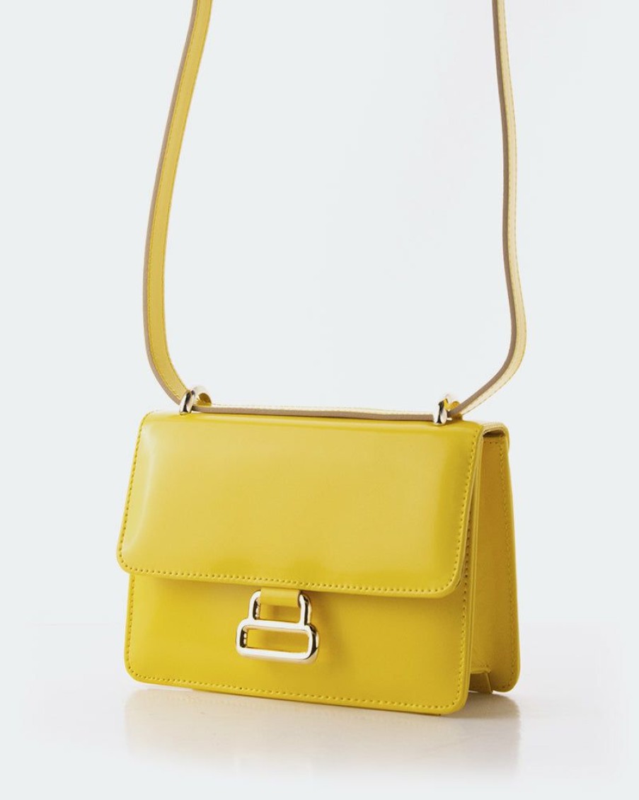 Bags L'Intervalle | L'Intervalle Breezy Yellow Leather Yellow Leather/Cuir Jaune