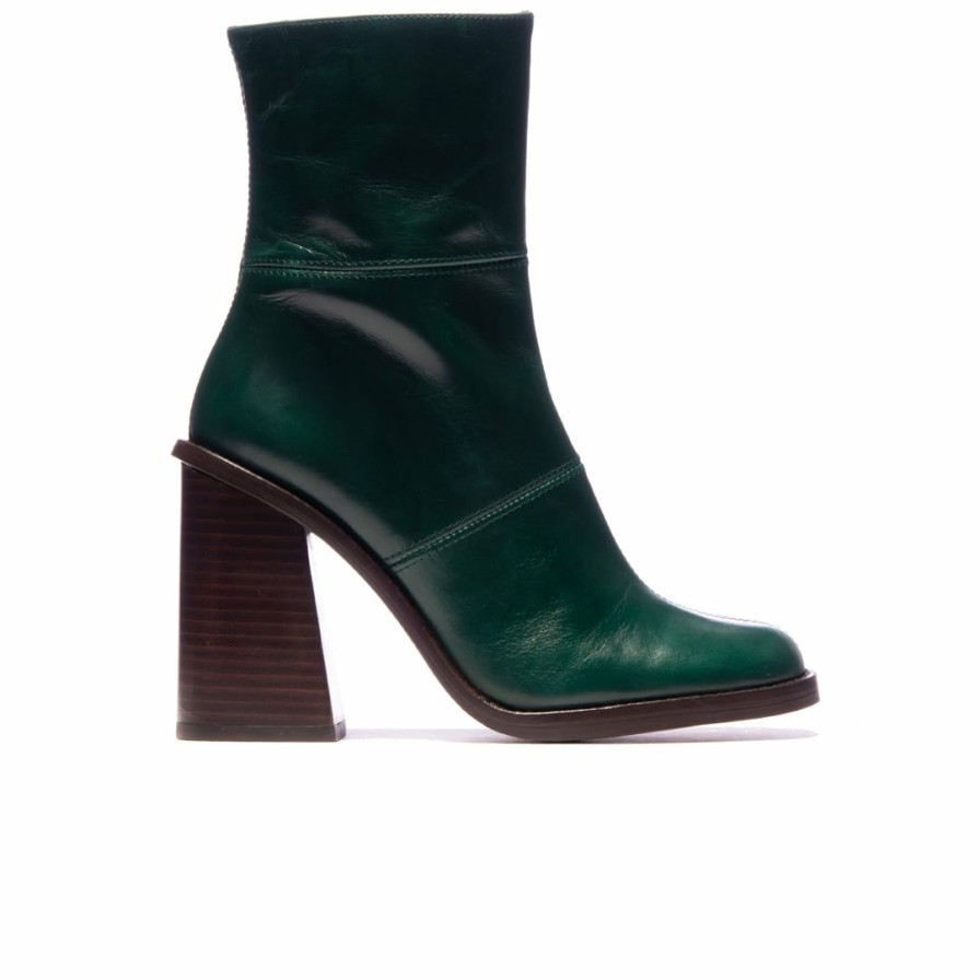 Women L'Intervalle | L'Intervalle Women Lilles Green Leather