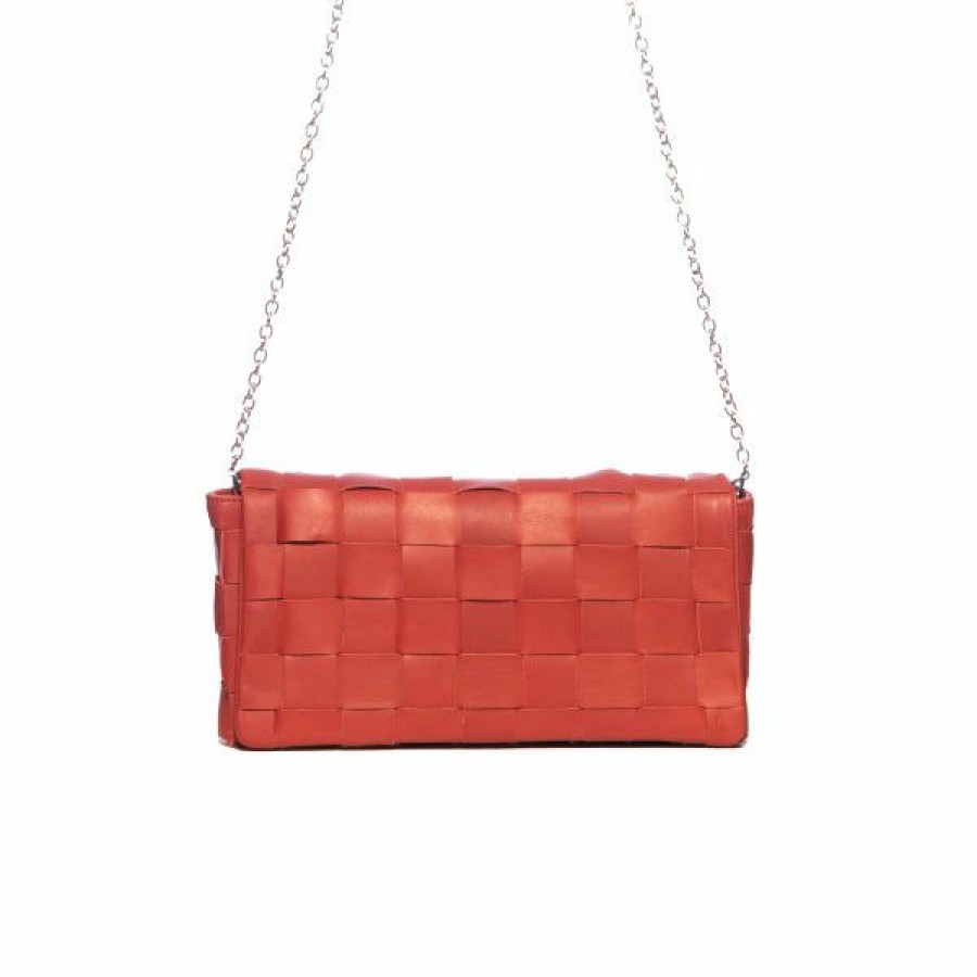 Bags L'Intervalle | L'Intervalle Lisette Red Leather