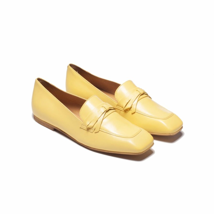 Women L'Intervalle | L'Intervalle Women Zarita Yellow Leather