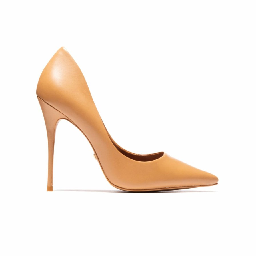 Women L'Intervalle | L'Intervalle Teeva Camel Leather