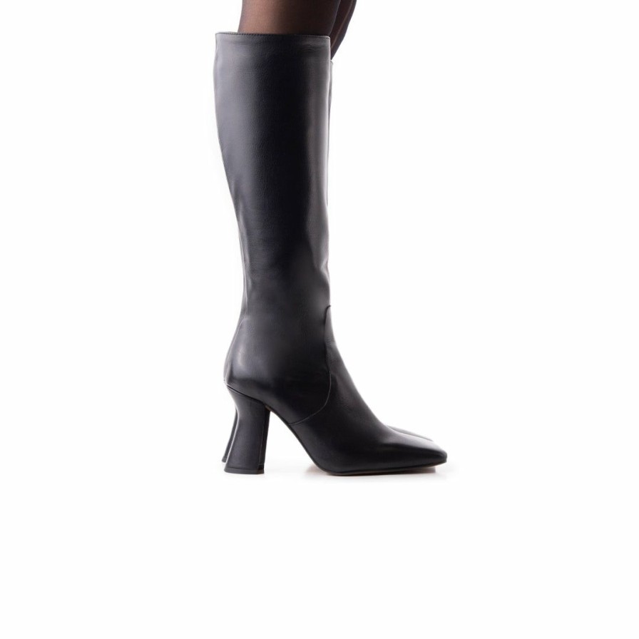 Women L'Intervalle | L'Intervalle Forester Black Leather