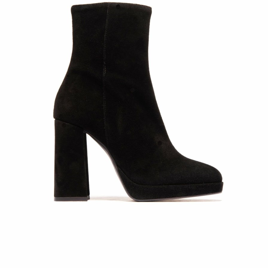 Women L'Intervalle | L'Intervalle Kells Black Suede