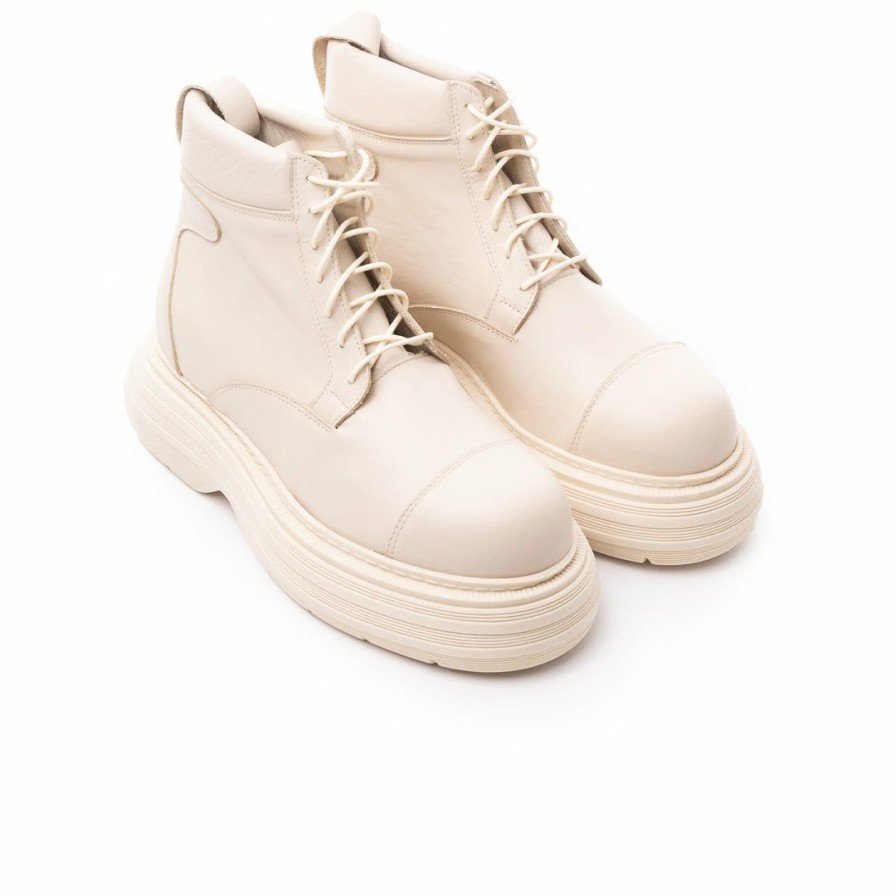 Women L'Intervalle | L'Intervalle Yuni Women Beige Leather