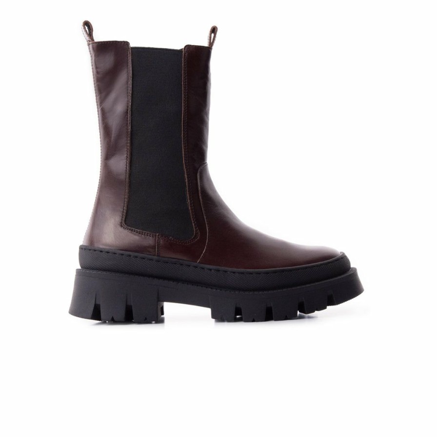 Women L'Intervalle | L'Intervalle Ravenna Dark Brown Leather