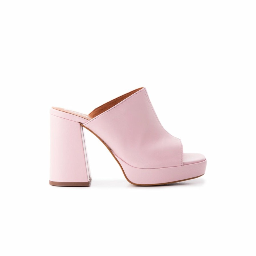 Women L'Intervalle | L'Intervalle Avenida Light Pink Leather Women Light Pink Leather/Cuir Rose Pale