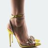 Women L'Intervalle | L'Intervalle Liano Yellow Pumps Yellow Patent Vinyl/Vernis Cuir Jaune Vinyl