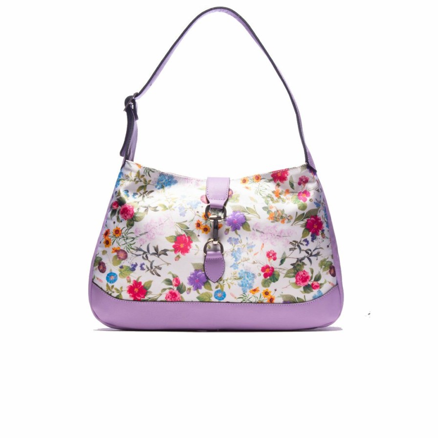 Bags L'Intervalle | L'Intervalle Women Hedy Lilac Flower Leather