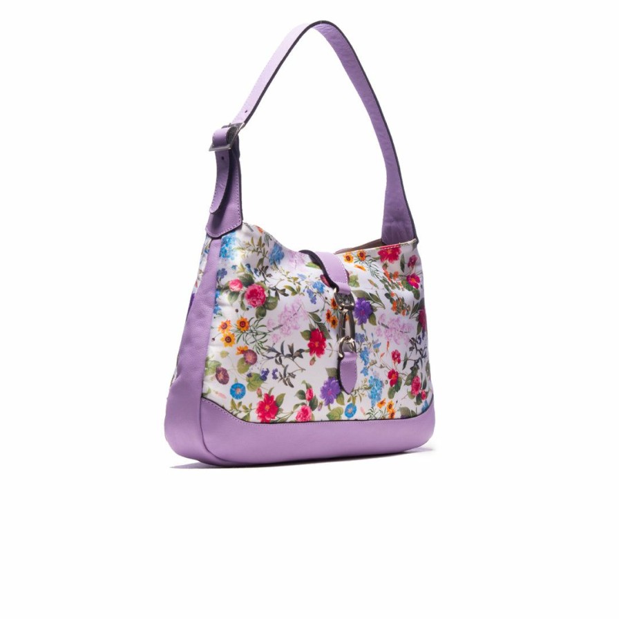 Bags L'Intervalle | L'Intervalle Women Hedy Lilac Flower Leather