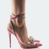 Women L'Intervalle | L'Intervalle Pumps Liano Pink Pink Patent Vinyl/Vernis Cuir Rose Vinyl