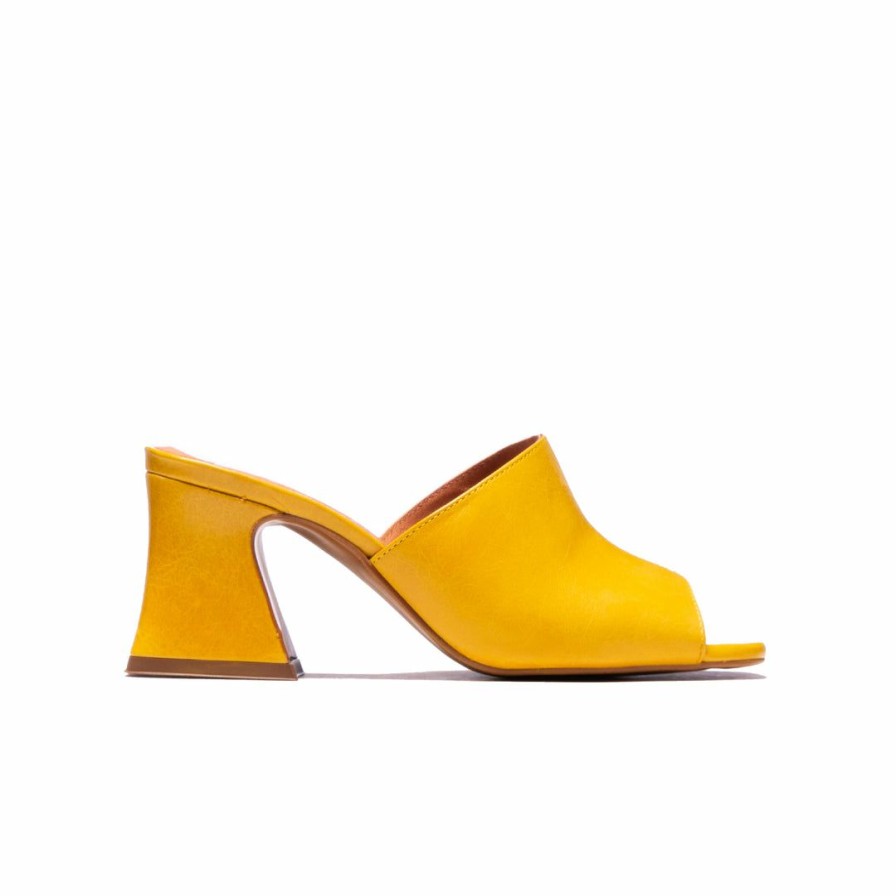 Women L'Intervalle | L'Intervalle Anahid Mustard Leather