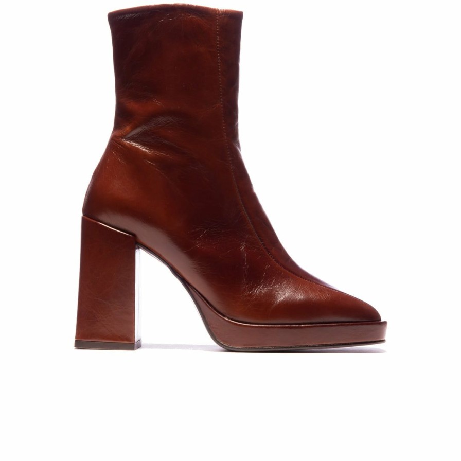 Women L'Intervalle | L'Intervalle Women Hillman Chestnut Leather