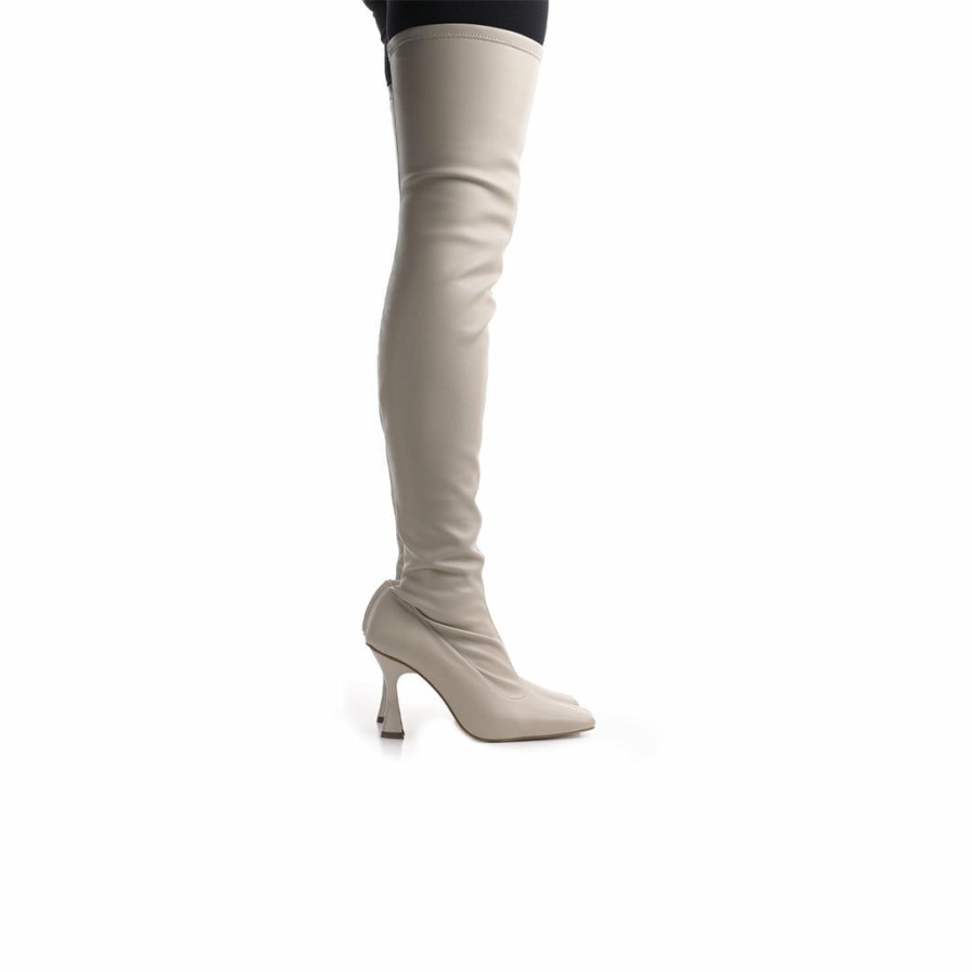 Women L'Intervalle | L'Intervalle Women Hamlet Beige Stretch