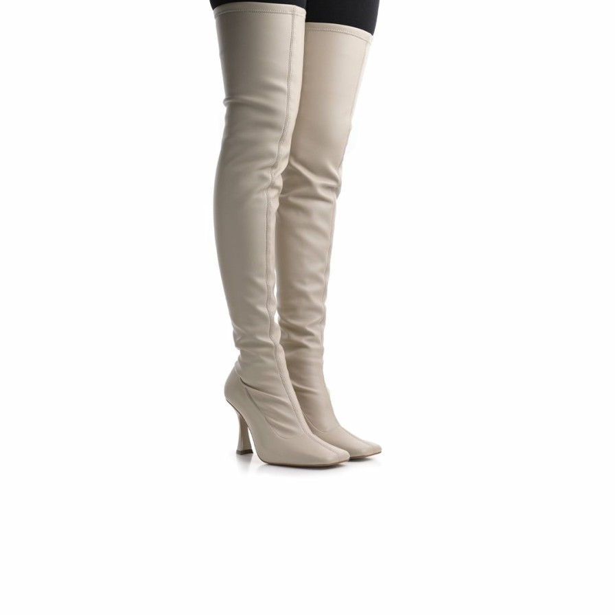 Women L'Intervalle | L'Intervalle Women Hamlet Beige Stretch