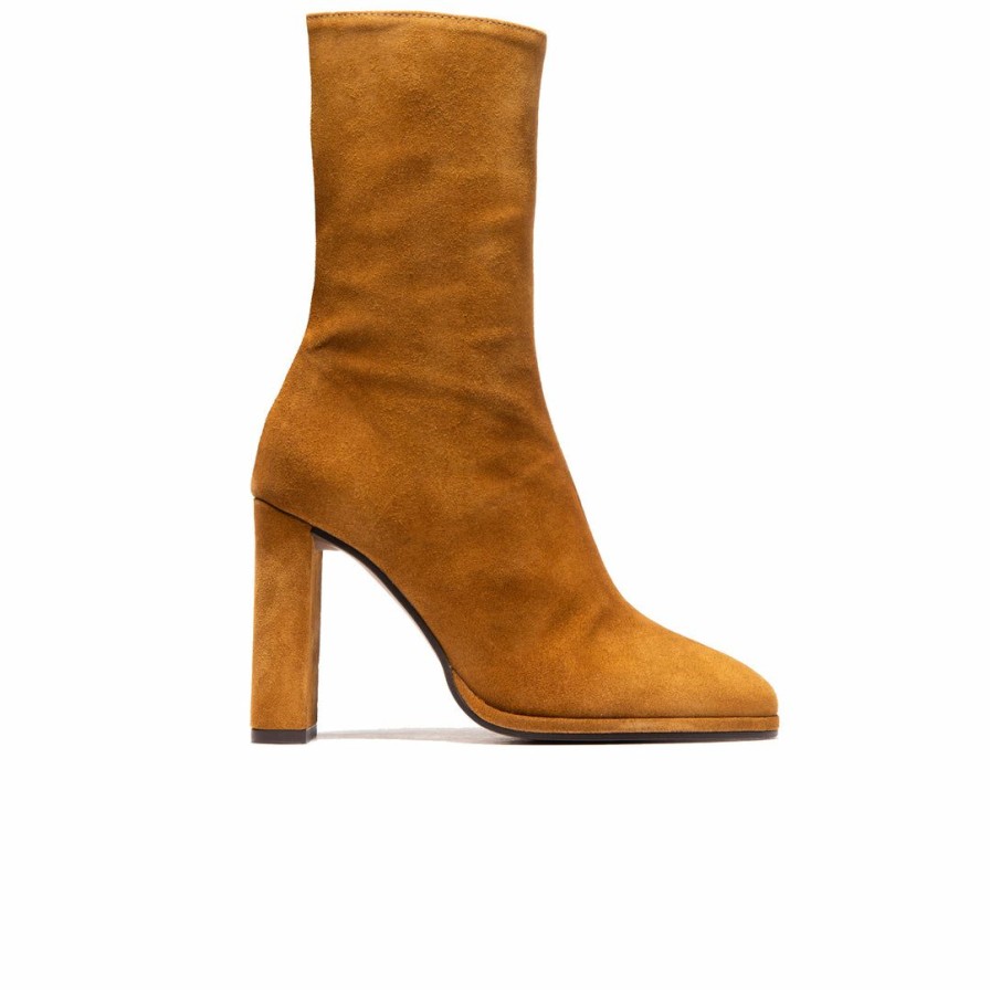 Women L'Intervalle | L'Intervalle Women Carling Camel Suede