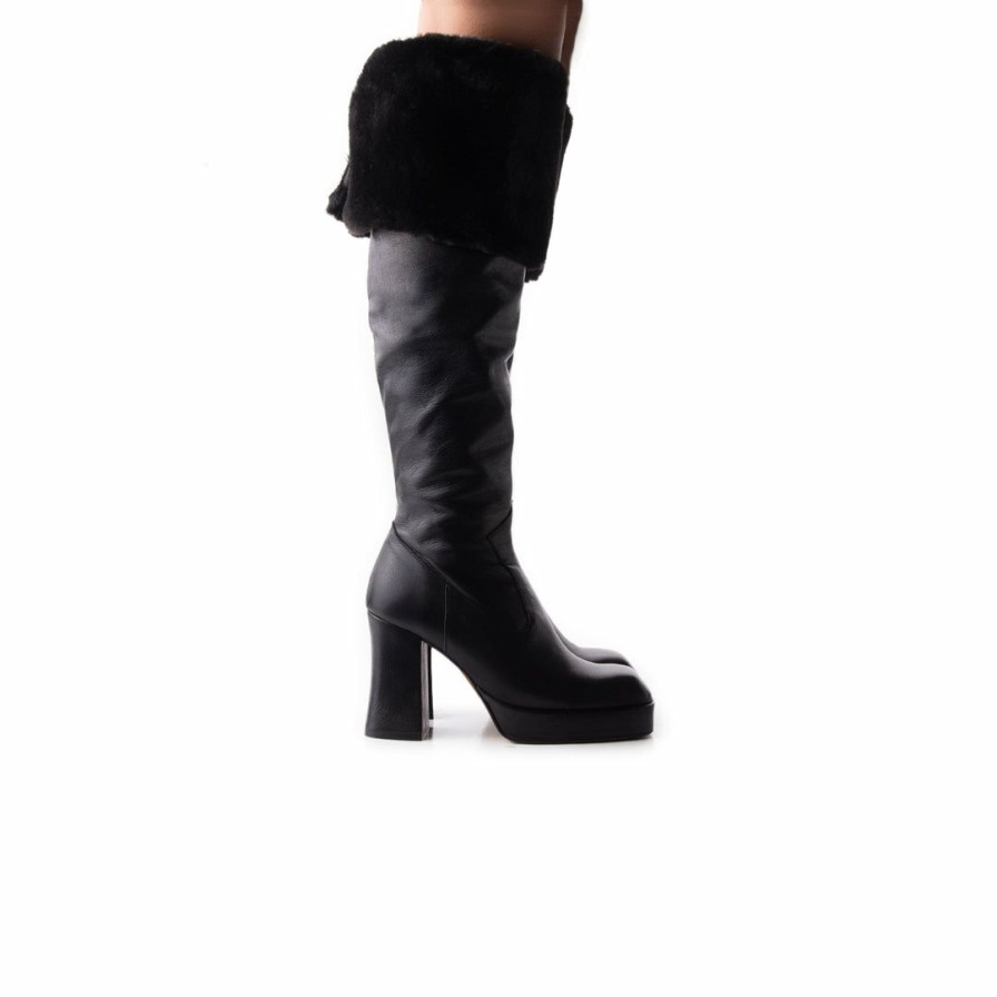 Women L'Intervalle | L'Intervalle Kelani Black Leather