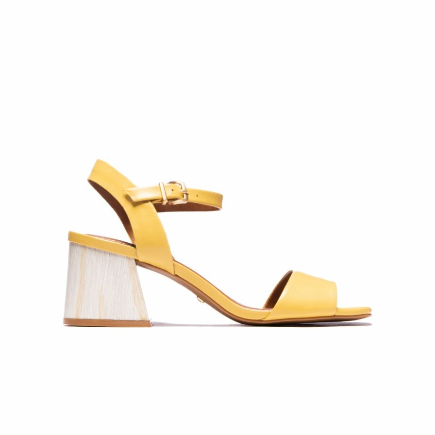 Women L'Intervalle | L'Intervalle Cesaria Yellow Leather