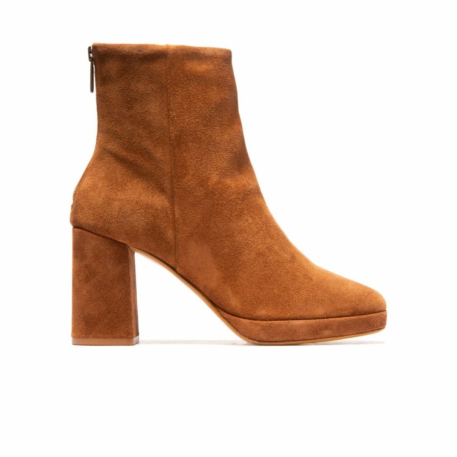 Women L'Intervalle | L'Intervalle Women Stassi Tan Suede