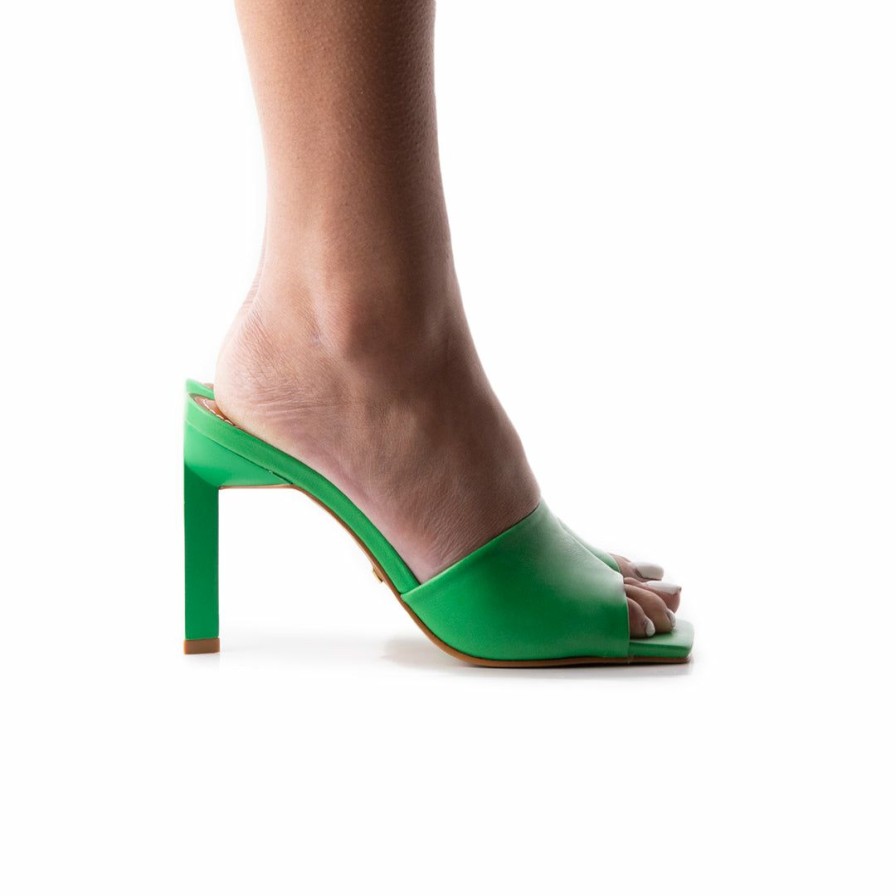 Women L'Intervalle | L'Intervalle Women Malbec Green Leather Green Leather/Vert Cuir