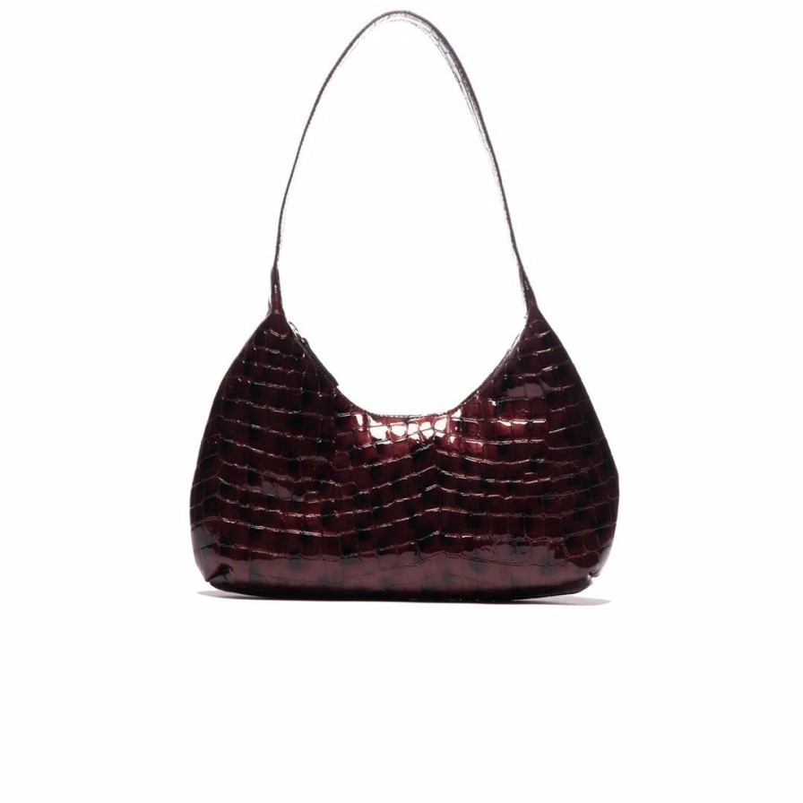 Bags L'Intervalle | L'Intervalle Women Molly Bordeau Shiny Croco