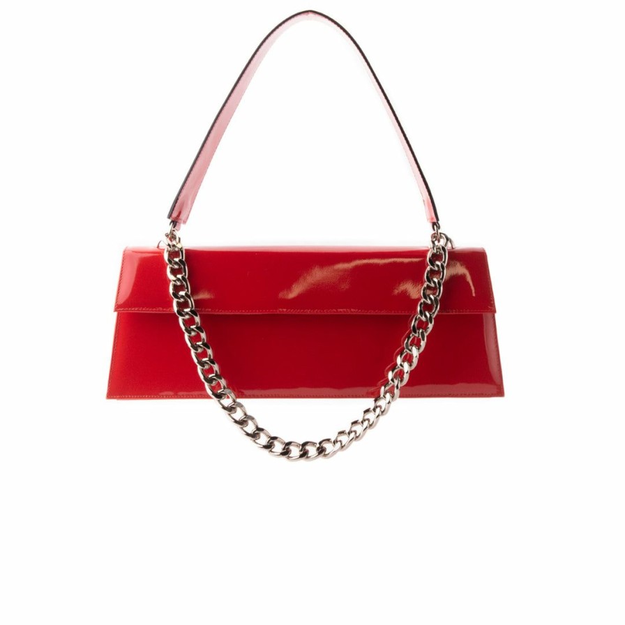 Bags L'Intervalle | L'Intervalle Trav Red Patent Red Patent/Cuir Vernis Rouge