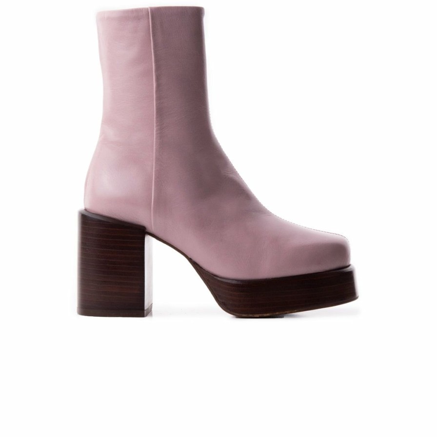 Women L'Intervalle | L'Intervalle Women Palencia Rose Leather