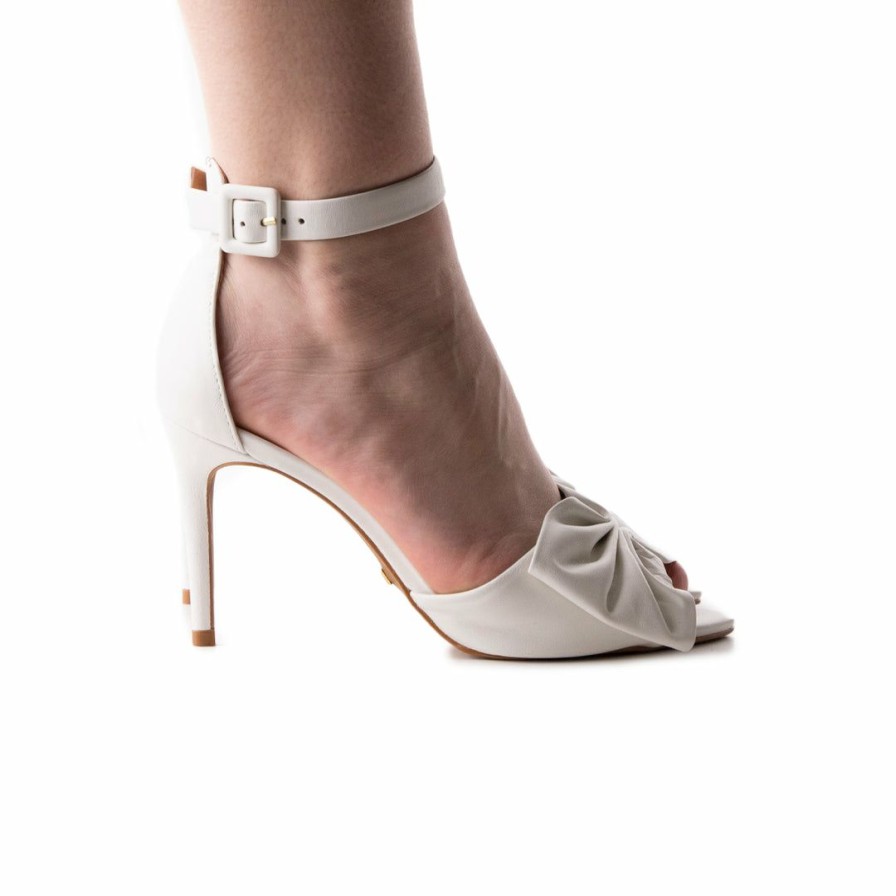 Women L'Intervalle | L'Intervalle Dominicana White Leather Women White Leather/Blanc Cuir