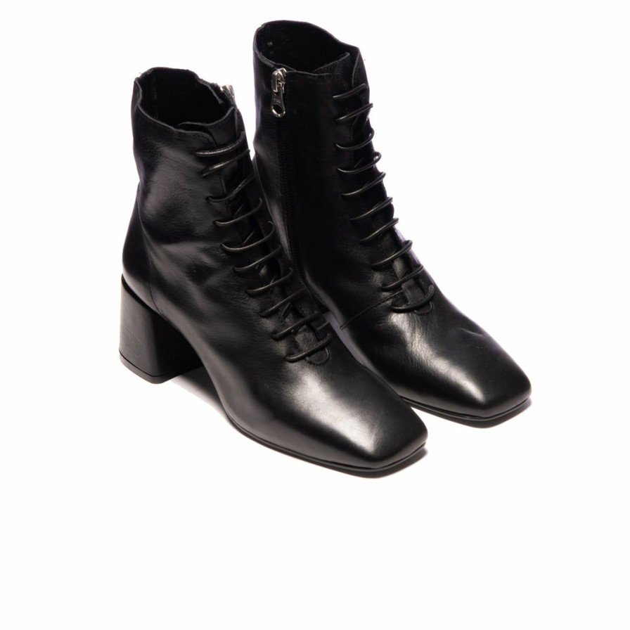 Women L'Intervalle | L'Intervalle Women Varick Black Leather