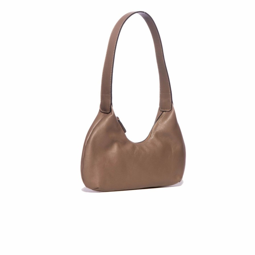 Bags L'Intervalle | L'Intervalle Women Mollina Dark Taupe Leather