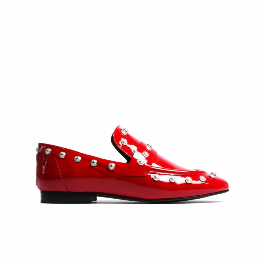 Women L'Intervalle | L'Intervalle Chispas Red Patent Leather Women