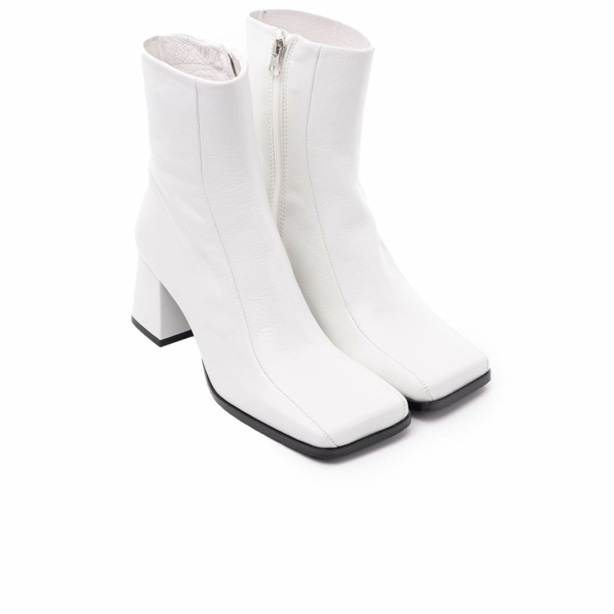 Women L'Intervalle | L'Intervalle Carlton White Leather