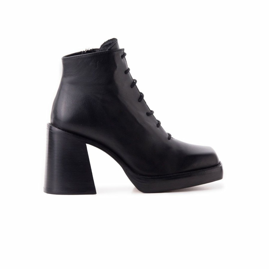 Women L'Intervalle | L'Intervalle Namur Women Black Leather