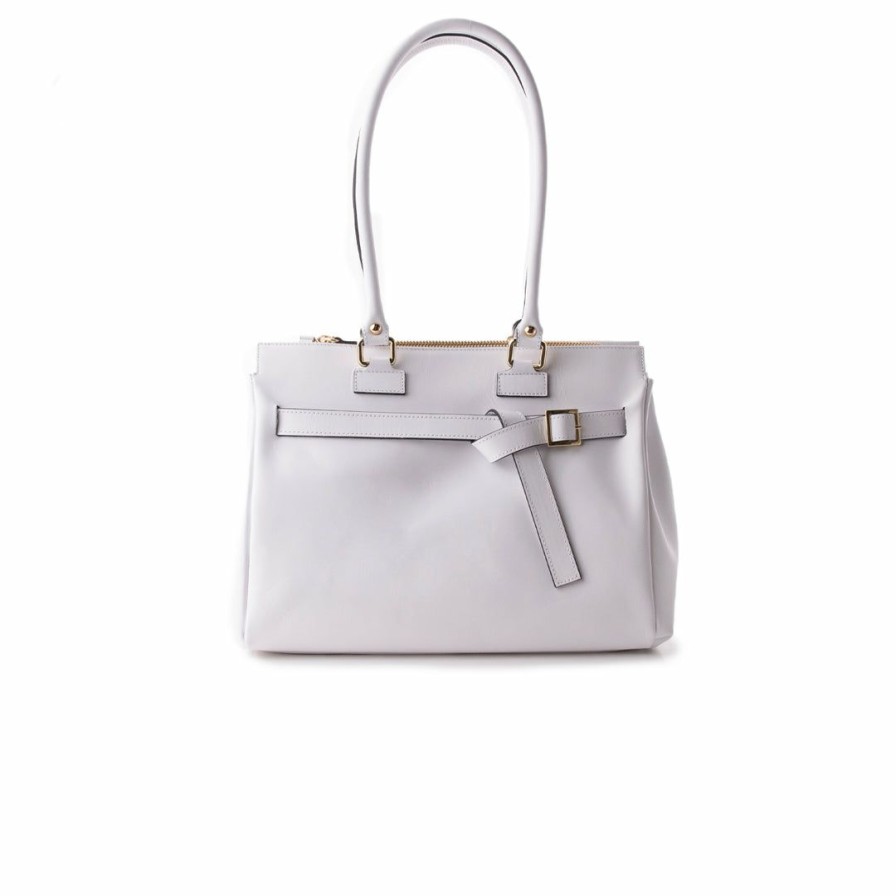 Bags L'Intervalle | L'Intervalle Avenue White Leather Women White Leather/Cuir Blanc