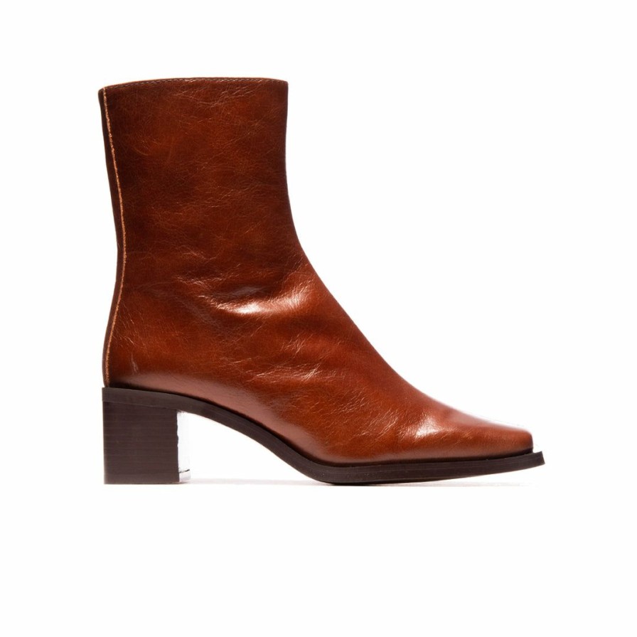 Women L'Intervalle | L'Intervalle Truro Chestnut Leather