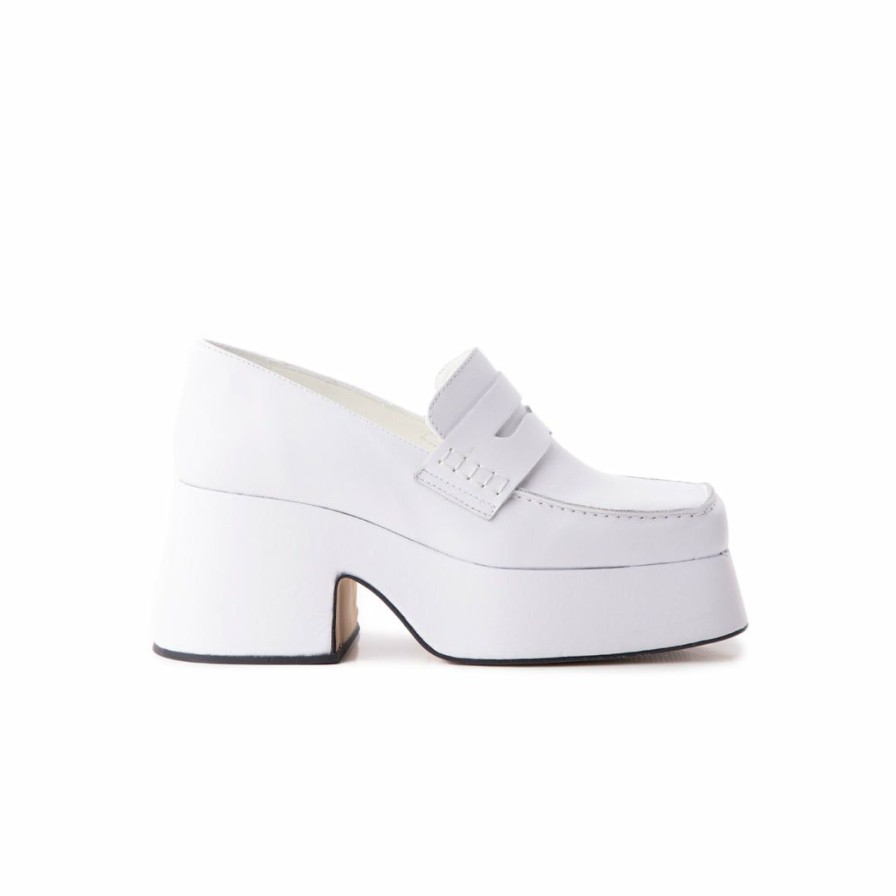 Women L'Intervalle | L'Intervalle Godiva White Leather Women White Leather/Cuir Blanc