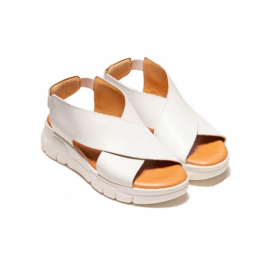 Women L'Intervalle | L'Intervalle Chuma White Leather