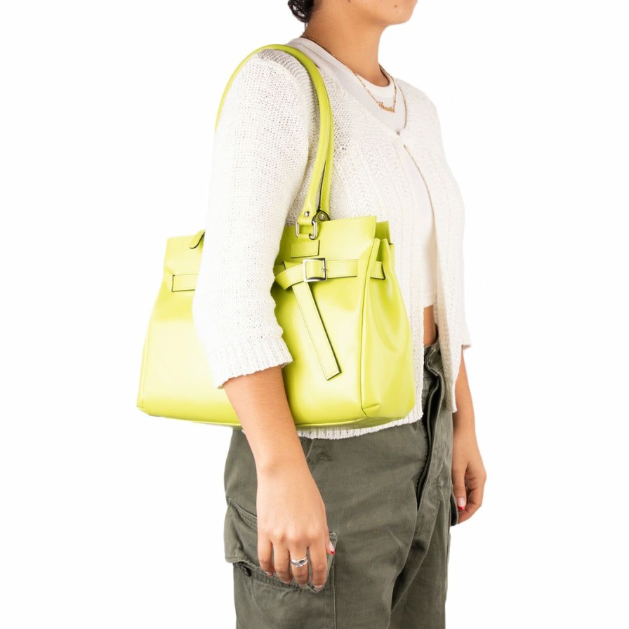 Bags L'Intervalle | L'Intervalle Women Avenue Kiwi Leather Kiwi Leather/Cuir Kiwi