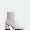 Women L'Intervalle | L'Intervalle Eaton White Leather Boots White Leather/Cuir Blanc