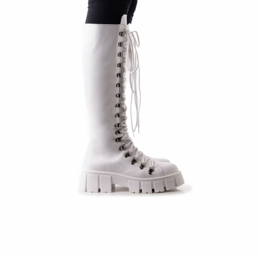 Women L'Intervalle | L'Intervalle Women Jinju White Leather