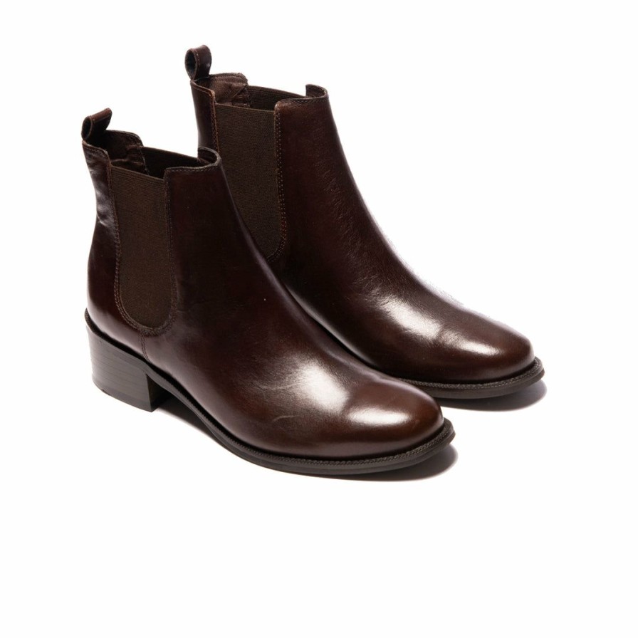 Women L'Intervalle | L'Intervalle Ariano Dark Brown Leather