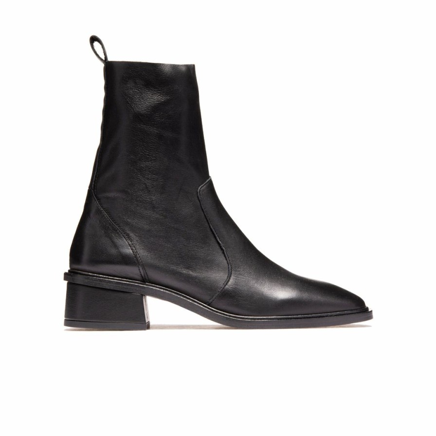 Women L'Intervalle | L'Intervalle Women Brixton Black Leather