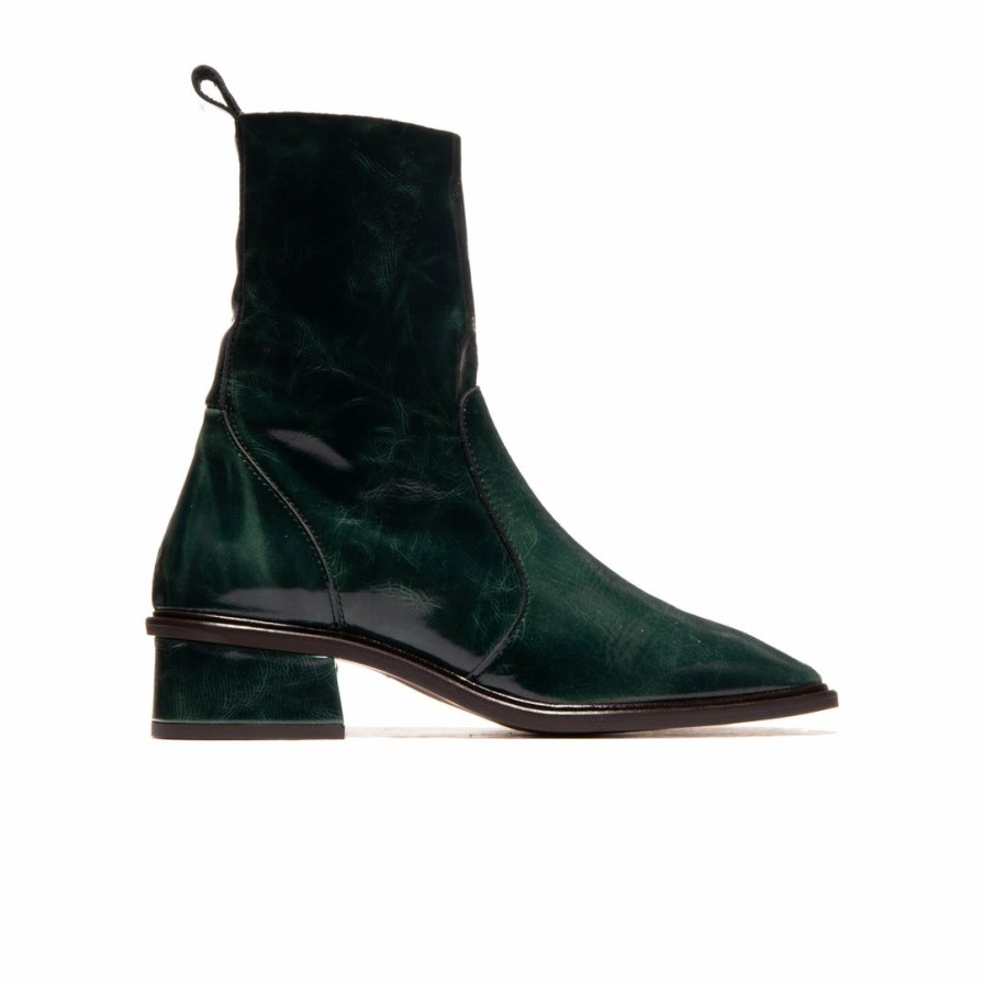 Women L'Intervalle | L'Intervalle Women Brixton Green Leather