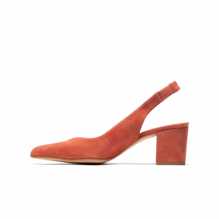 Women L'Intervalle | L'Intervalle Women Vereda Orange Suede