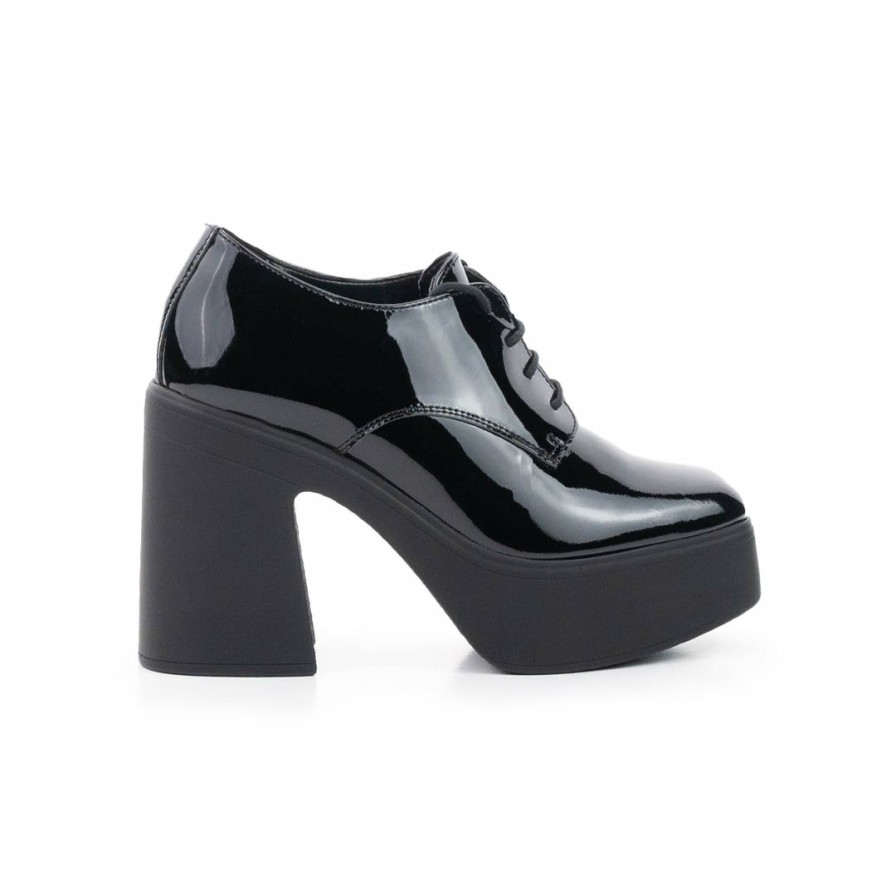 Women L'Intervalle | L'Intervalle Corleone Black Patent